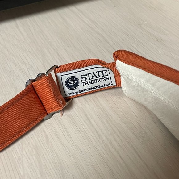 NEW State Traditions Orange Visor w/ White Embroidered State of Texas UT Austin - Picture 4 of 5